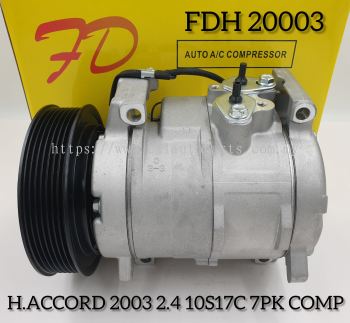 FDH 20003 H/Accord 2003 10S17C 7PK 2.4 Compressor (NEW)