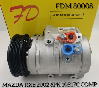 FDM 80008 Mz/RX-8 02Y 10S17C-PR-3LL 6PK Compressor (NEW)