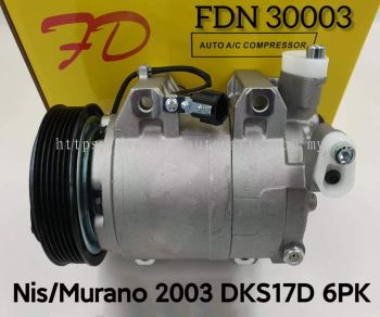 FDN 30003 Nis/Murano 03Y DKS17D 6PK 2.5 Compressor (NEW)