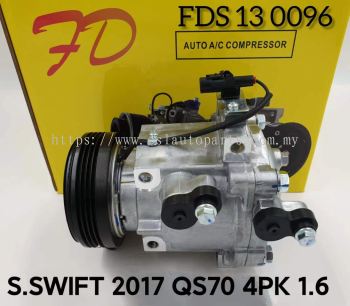 FDS 13 0096 S/Swift 2017 QS70 4PK 1.6 Compressor (NEW)