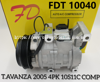 FDT 10040 T/Avanza 04Y 10S11C 4PK Compressor (NEW)