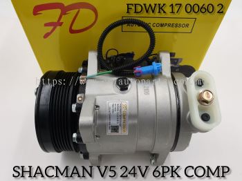 FDWK 17 0060 2 Shacman Truck X3000 V55S15-6L 6PK 24V Compressor (NEW)