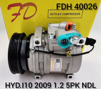 FDH 40026 Hyd/i10 09Y 1.2 AC  HS11-NDL 5PK-117 Compressor (NEW)