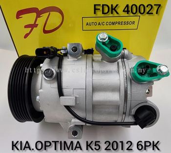 FDK 40027 K/Optima 12Y VS16E 6PK (K5/K7) Compressor (NEW)