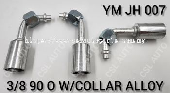 YM JH 007 3/8 X 90 O W/Collar Alloy Fitting