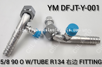 YM DFJT-Y 001 5/8 X 90 O W/Tube R134 Right Fitting