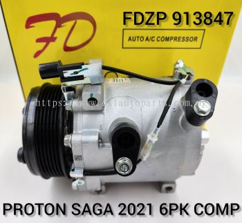 FDZP 913847 P/Saga 21Y .AC ATC 6PK Compressor (NEW)