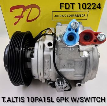 FDT 10224 T/Altis 2000Y 10PA15L-SB 6PK Compressor (NEW)