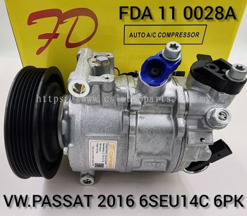 FDA 11 0028A Vw/Passat 16Y 6SEU14C 6PK Compressor (NEW)