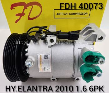 FDH 40073 Hyd/Elantra 10Y 1.6 6PK VS12N Compressor (NEW)