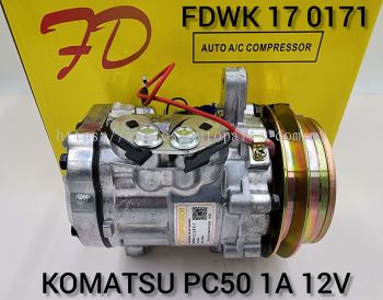 FDWK 17 0171 Komatsu PC50 1A 12V Compressor (NEW)