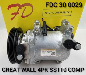 FDC 30 0029 Great Wall SS120-4L 4PK Compressor (NEW)