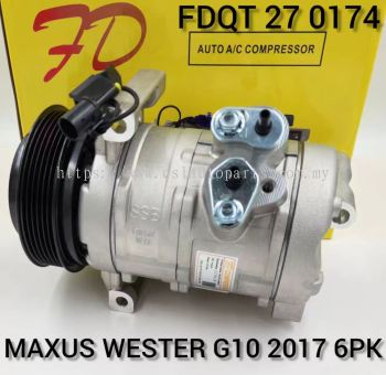 FDQT 27 0174 Maxus Wester G10 17Y 10S 6PK Compressor (NEW)