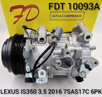 FDT 10093A T/Lexus IS350 16Y .AC 7SAS17C 6PK 3.5 Compressor (NEW)