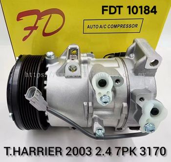 FDT 10184 T/Harrier 03Y SEU 7PK 2.4 3170 Compressor (NEW)