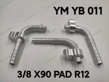 YM YB 011 3/8 X 90 PAD R12 Fitting