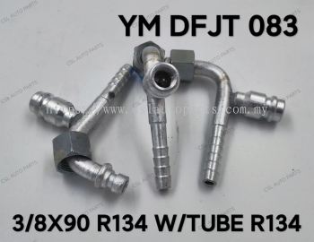 YM DFJT 083 3/8 X 90 R134 W/Tube R134 Fitting