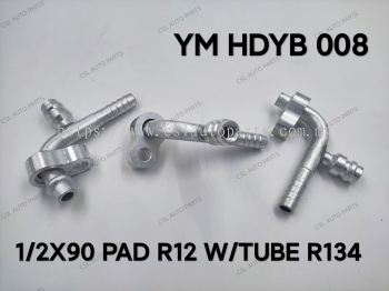 YM HDYB 008 1/2 X 90 PAD R12 W/Tube R135 Fitting