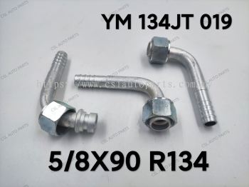 YM 134JT 019 5/8 X 90 R134 Fitting