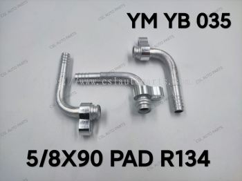 YM YB 035 5/8 X 90 PAD R134 Fitting