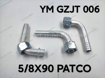 YM GZJT 006 5/8 X 90 Patco Fitting