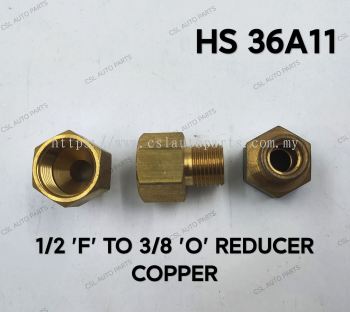 HS 36A11 1/2 'F' TO 3/8 'O' Reducer Copper 