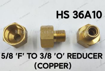 HS 36A10 5/8 'F' To 3/8 'O' Reducer Copper