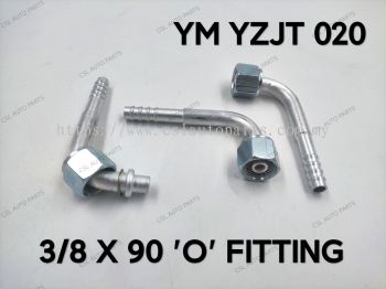 YM YZJT 020 3/8 X 90 "O" Fitting