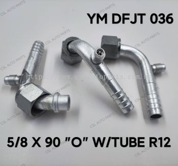 YM DFJT 036 5/8 X 90 "O" W/Tube R12 Fitting