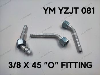 YM YZJT 081 3/8 X 45 "O" Fitting