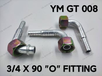 YM GT 008 3/4 X 90 "O" Fitting 