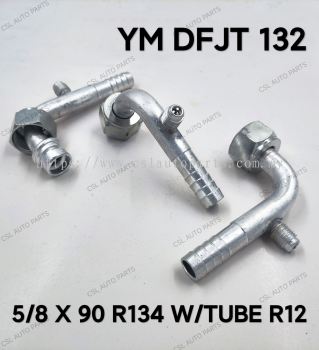 YM DFJT 132 5/8 X 90 R134 W/Tube R12 Fitting 