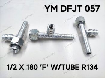 YM DFJT 057 1/2 X 180 "F" W/Tube R134 Fitting