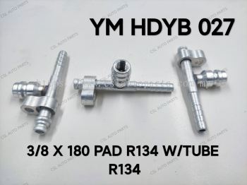 YM HDYB 027 3/8 X 180 Pad R134 W/Tube R134 Fitting