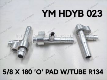 YM HDYB 023 5/8 X 180 Pad R12 W/Tube R134 Fitting