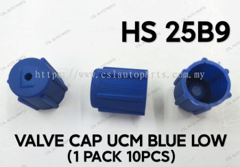 HS 25B9 Valve Cap UCM Blue Low (1 PACK/10PCS)