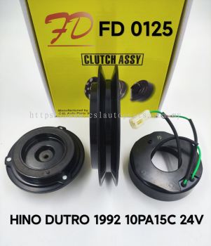 FD 0125 Hino Dutro 1992 10PA15C 1B-CTR C1 24V