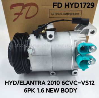 FD HYD1729 HYD/Elantra 2010 6CVC-VS12 6PK 1.6 New Body