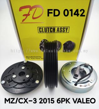 FD 0142 Mz/CX-3 2015 6PK Valeo Clutch (NEW)