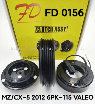 FD 0156 Mz/CX-5 2012 6PK-115 Valeo Clutch (NEW)