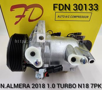 FDN 30133 N.Almera 2018 1.0 Turbo N18 7PK Compressor (NEW)