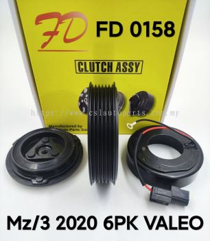 FD 0158 Mz/3 2020 6PK Valeo Clutch (NEW)