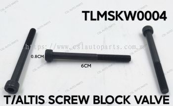 TLMSKW0004 T/Altis Screw Block Valve 