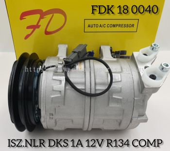 FDK 18 0040 Isuzu NLR DSK 1A 12V R134 Compressor New