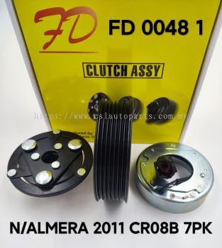 FD 0048 1 Nissan Almera 2011 CR08B 7PK Clutch (NEW)