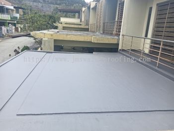 Waterproofing for car porch and slab watertank area