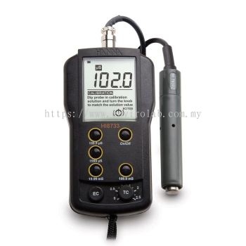 Hanna Portable Multi-range Conductivity Meter HI 8733