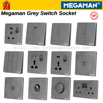 Megaman Grey Switch Socket