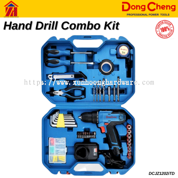 UntitledDongCheng 10.8V Hand Drill Combo Kit DCJZ1202iTD