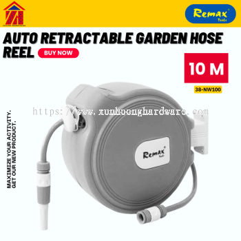 REMAX AUTO RETRACTABLE GARDEN HOSE REEL 38-NW100 (10M)